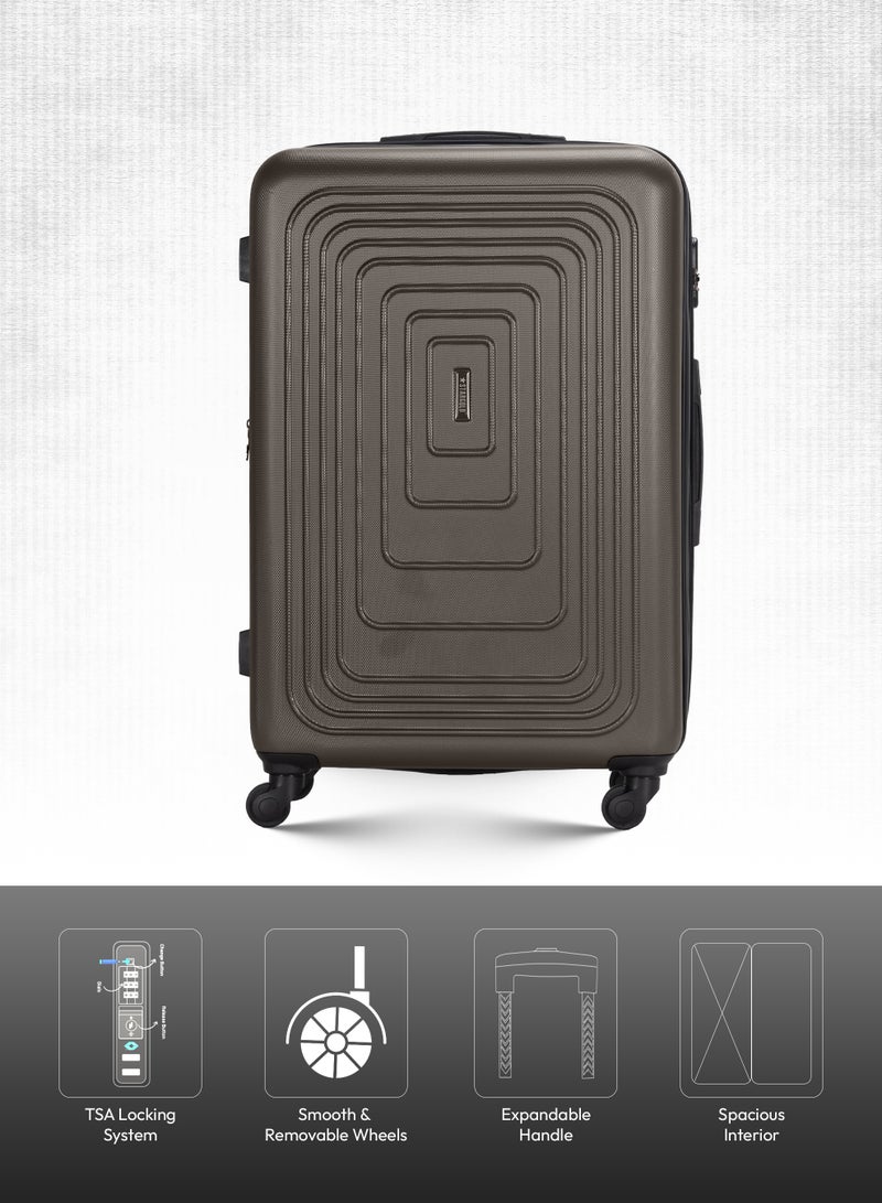 ستارجولد مجموعة حقائب سفر من 3 قطع من حقيبة سفر صلبة من مادة ABS - Image 3